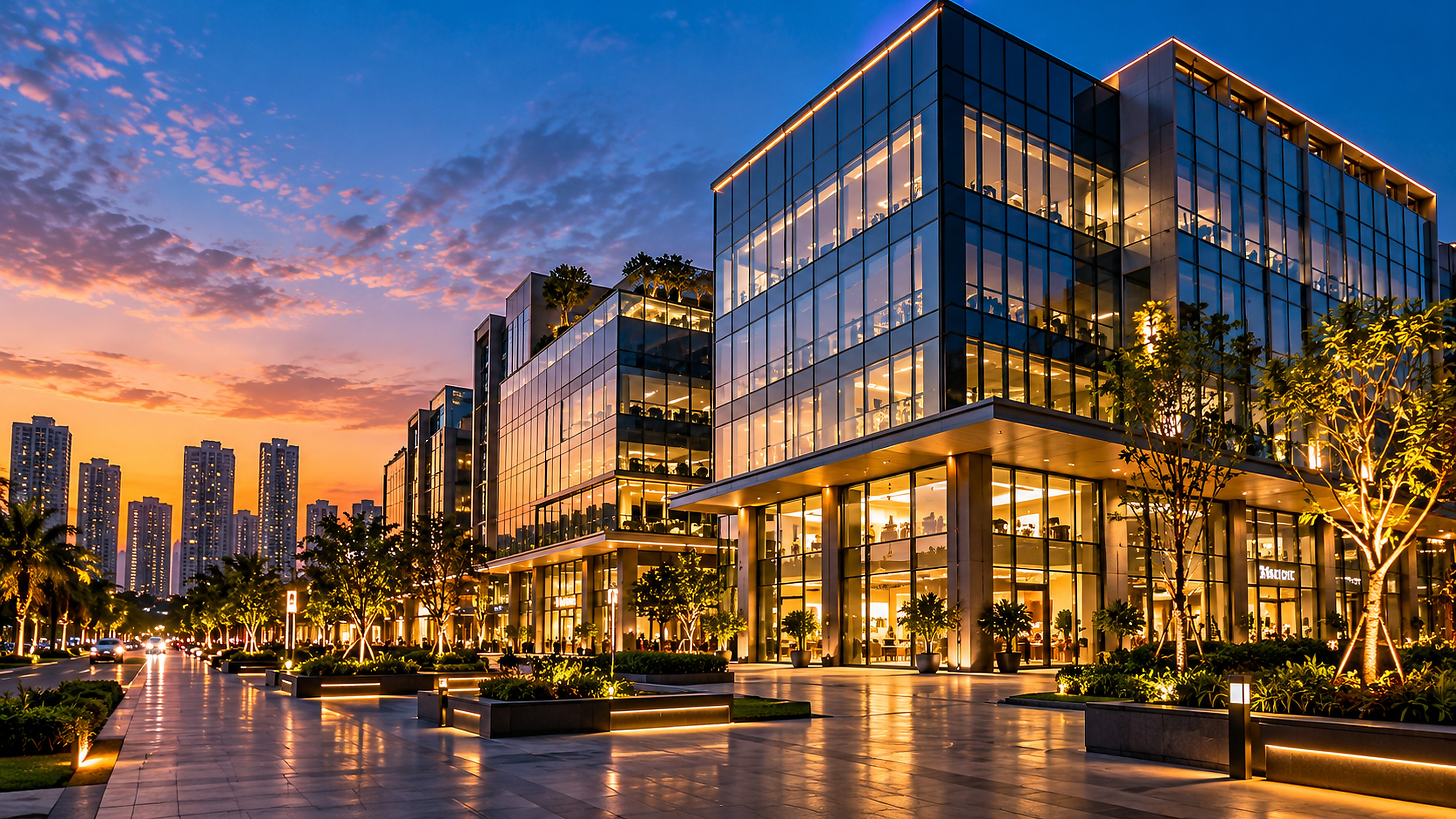 Modern commercial office property